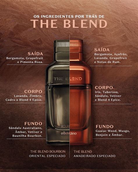 The Blend Bourbon O Boticário for men .